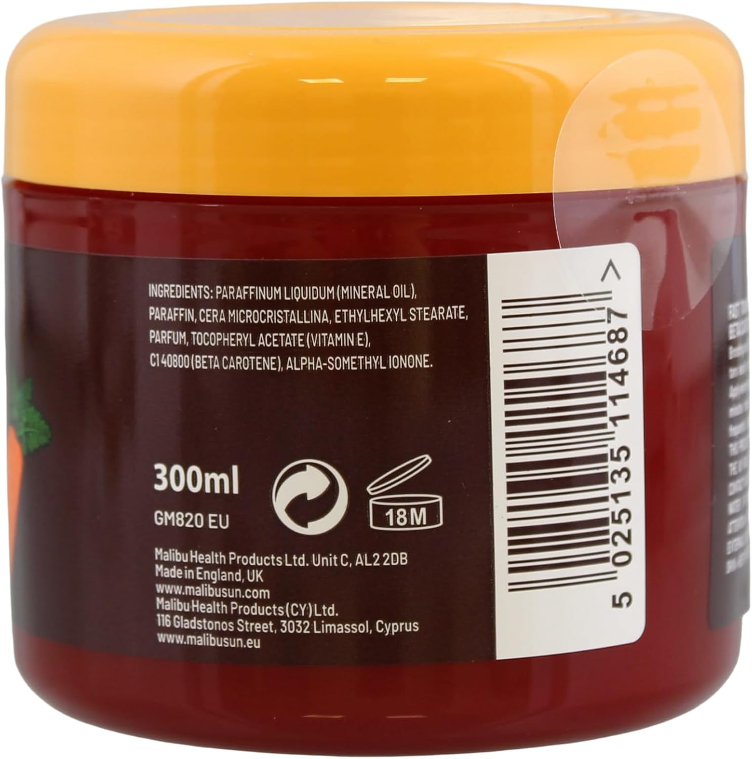 Баттер для засмаги Malibu Fast Tanning Bronzing Butter with Beta Carotene, 300 мл - Зображення 3