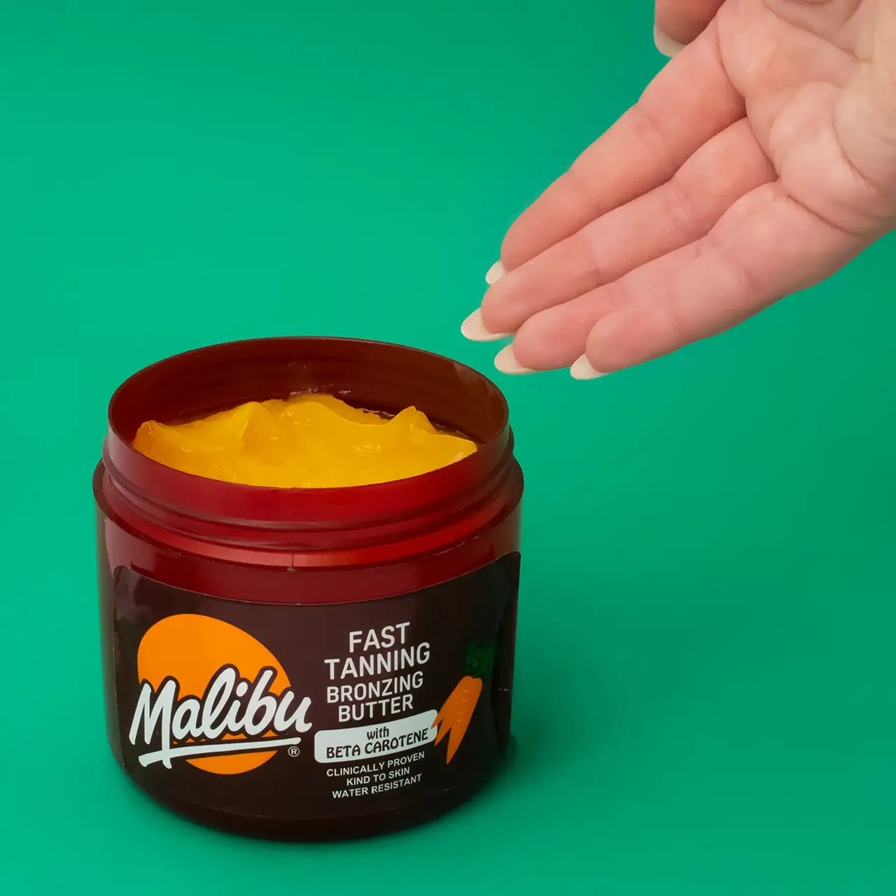 Баттер для засмаги Malibu Fast Tanning Bronzing Butter with Beta Carotene, 300 мл - Зображення 5