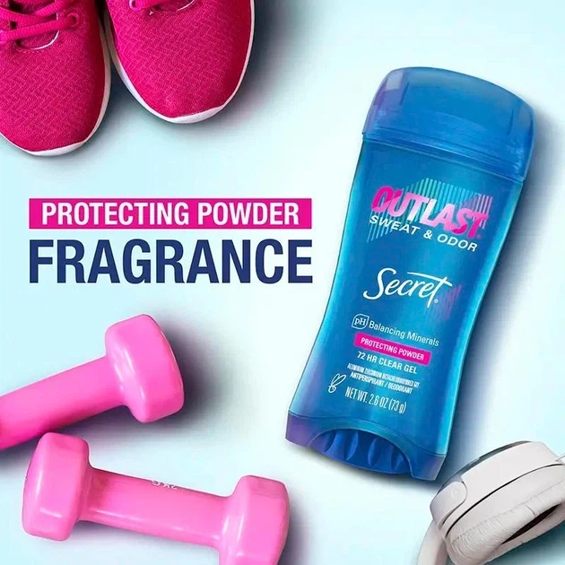 Гелевий дезодорант-антиперспірант Secret Protection Outlast Powder, 73 г - Зображення 2