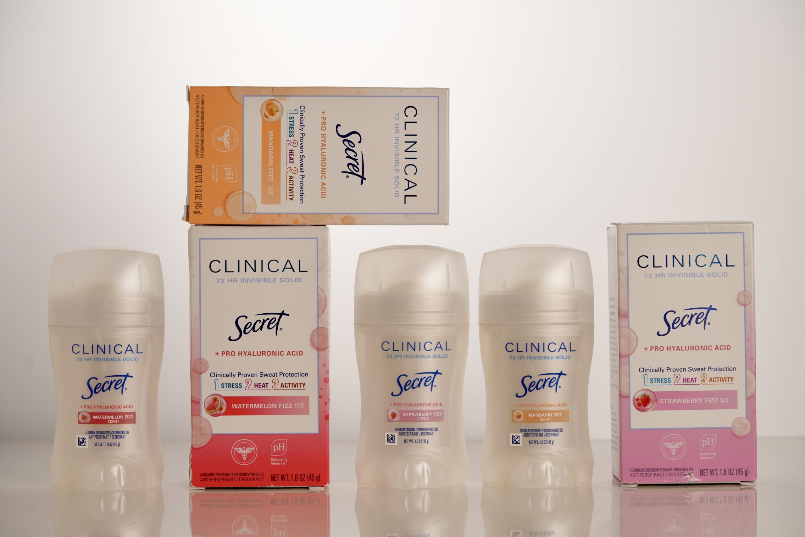 Дезодорант антиперспирант твердий Secret Clinical Mandarin до 72 часов, 45г - Зображення 4