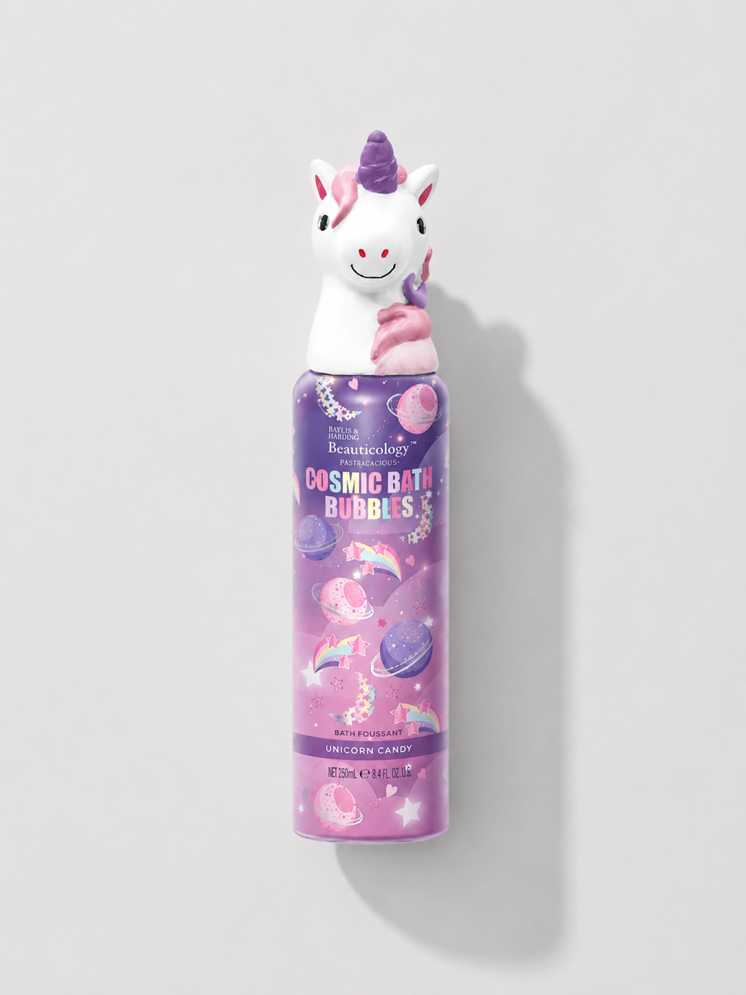 Піна для ванни з іграшкою єдиноріг Baylis & Harding Cosmic Bath Bubbles для дітей, 320 мл