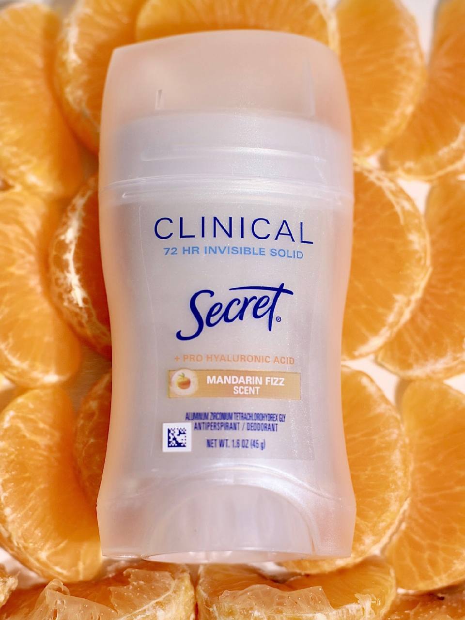 Дезодорант антиперспирант твердий Secret Clinical Mandarin до 72 часов, 45г - Зображення 3