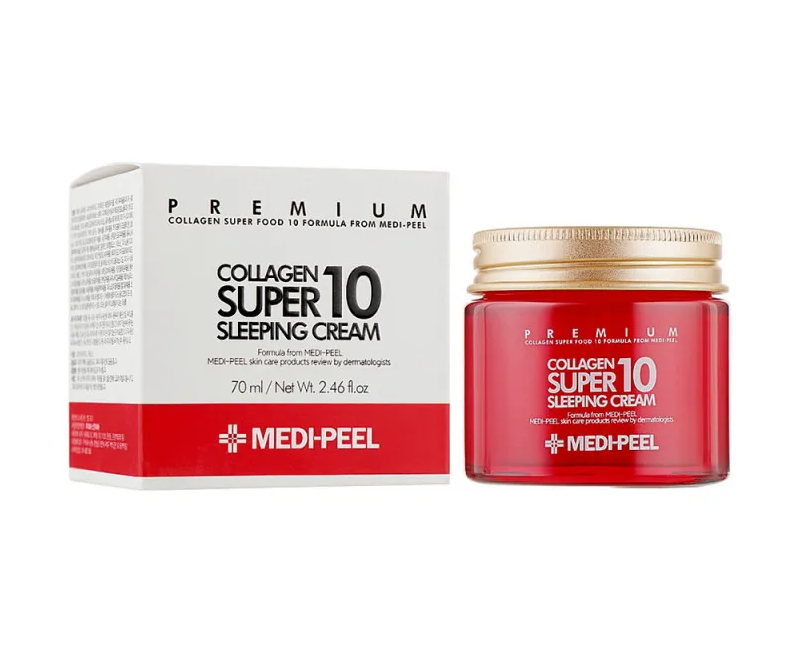 Нічний крем із колагеном Medi-Peel Collagen Super 10 Sleeping Cream, 70 мл - Зображення 2