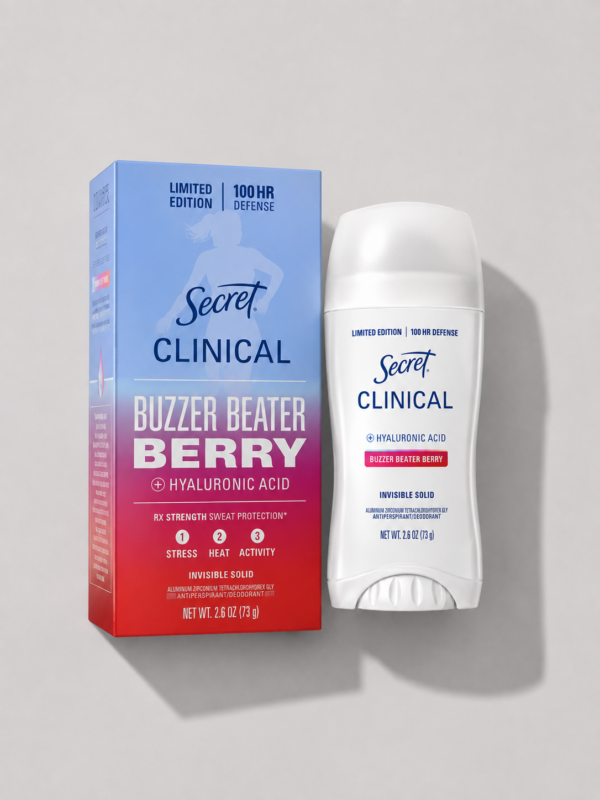 Відео товару: Твердий дезодорант на 100 годин захисту Secret Clinical 100 HR Buzzer Beater Berry, 73 г